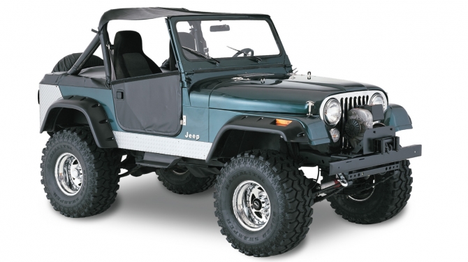 Bush wacker ブッシュワーカー カットアウト フェンダーフレア 1台分セット ６インチワイド ＣＪ5/CJ6/ＣＪ７ 59-86 |  ゴッチインターナショナル